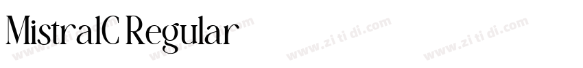 MistralC Regular字体转换 MistralC Regular字体转换